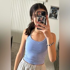 Old Navy size XS crop top color periwinkle